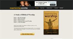 Desktop Screenshot of experiencingworship.com